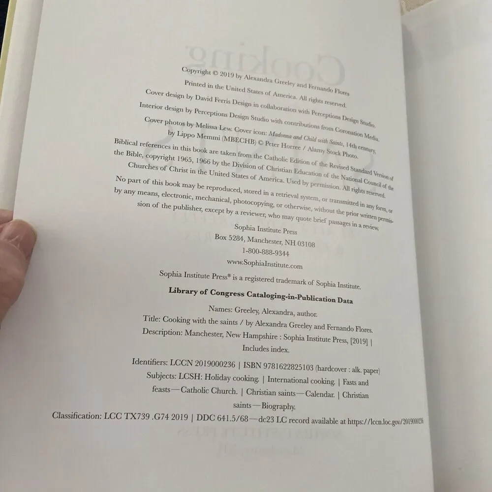 Cooking with the Saints by Alexandra Greeley and Fernando. Flores (2019,...